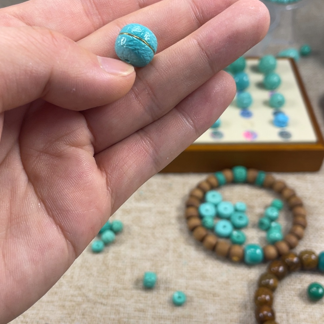 原生态湖北矿小配饰，直径12