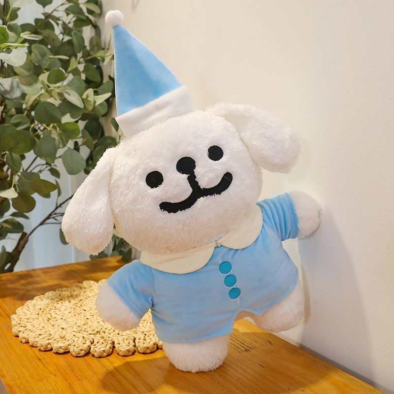 线条小狗玩偶大号周边可爱软萌毛绒玩具狗狗公仔