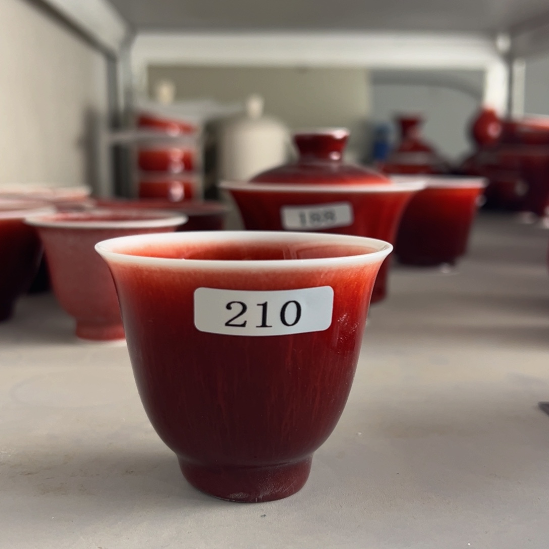 陶景德镇陶瓷郎红微瑕