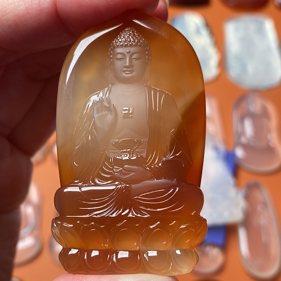 m***玛瑙/玉髓未镶嵌颈饰