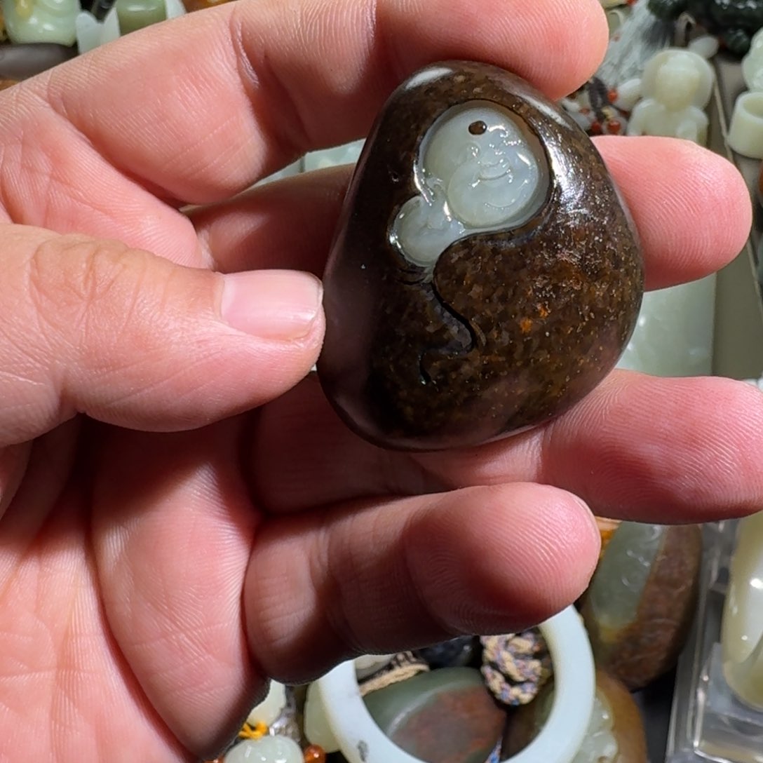 和田玉颈饰未镶嵌