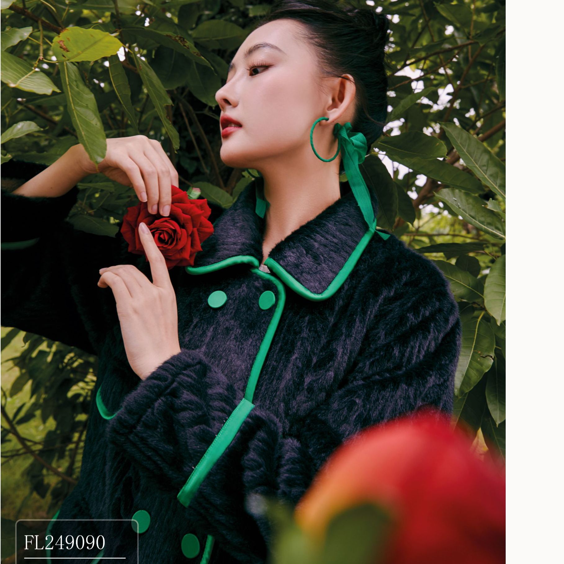 ALEX S.YU艾黎克斯原创品牌轻奢家居服女士保暖睡衣套装