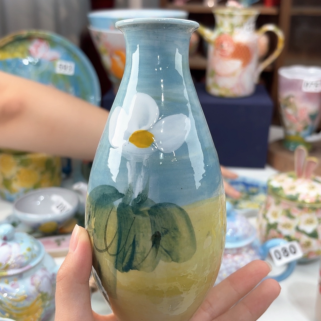 景德镇手绘高温釉下彩陶瓷茶具