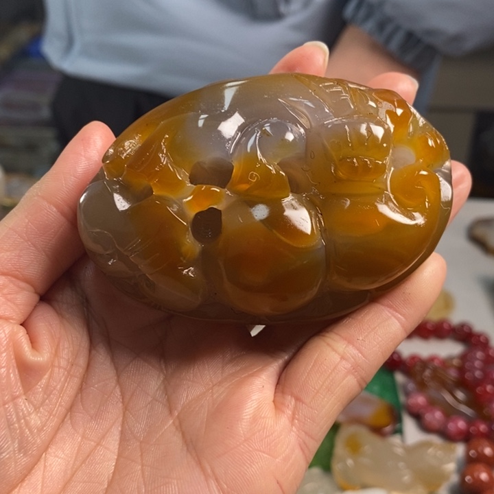 玛瑙/玉髓吊坠(不含链)未镶嵌