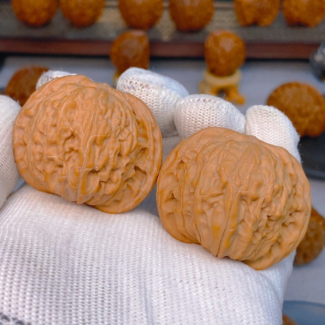 文玩核桃吊坠天花板级 磨盘 正