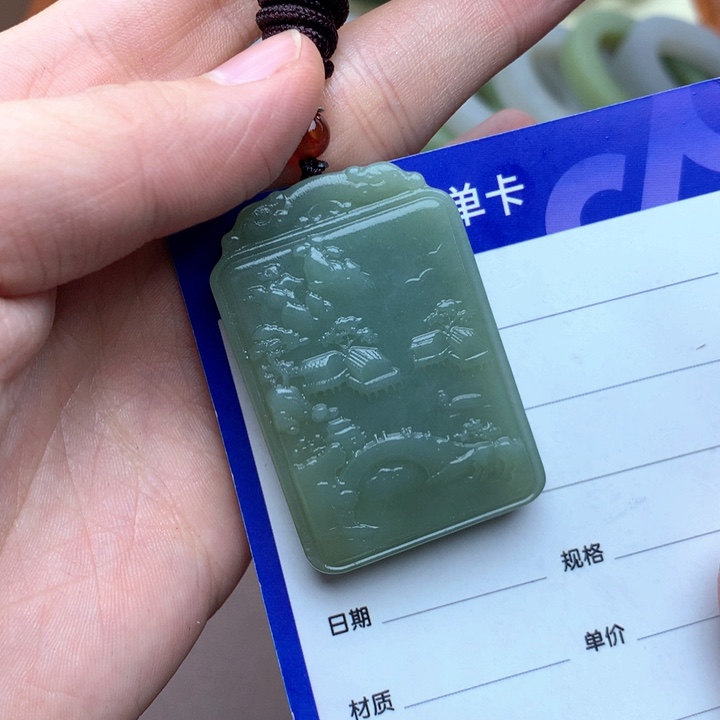 和田玉珠宝半成品未镶嵌