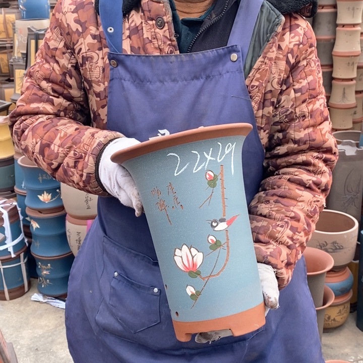 紫砂花盆紫砂花盆