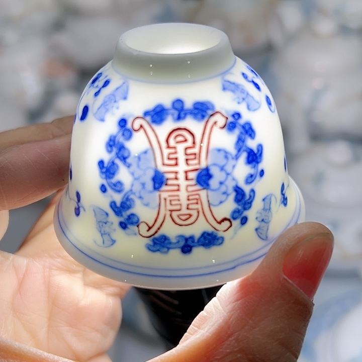 壶手绘理你咯个昂陶瓷陶瓷