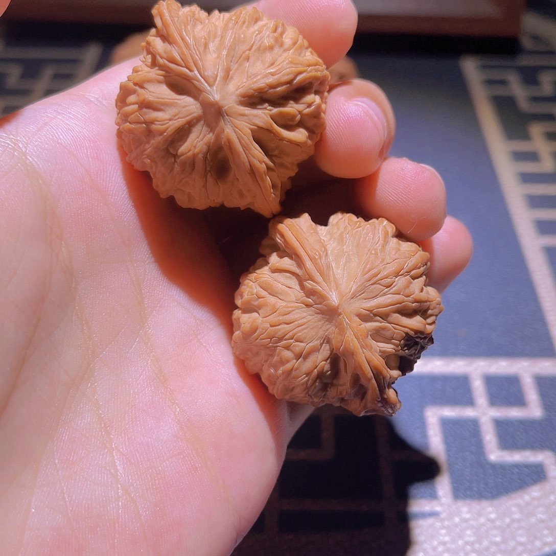 吊坠文玩核桃青*夜磨盘