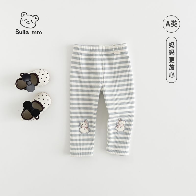 【加绒】叭啦妈咪儿童加绒打底裤2025秋冬新款女宝可爱潮HLM5059