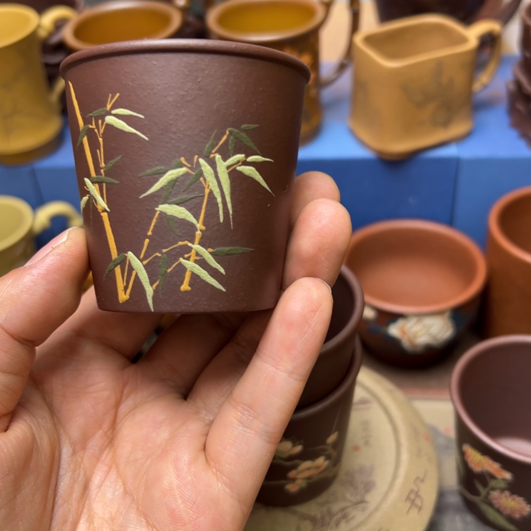 紫砂茶杯紫砂主人杯100cc