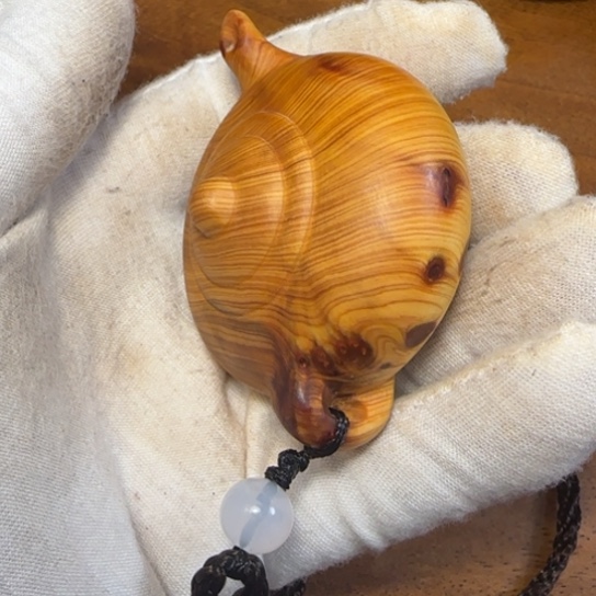 柏木（崖柏）全陈化老料把件