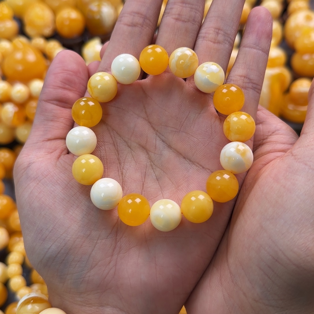 琥珀未镶嵌珠宝奇石13mm