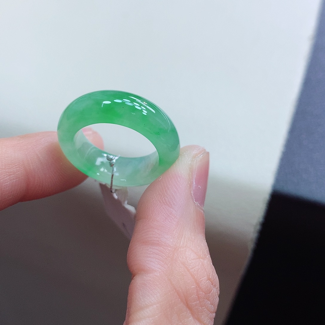 未镶嵌戒指翡翠10-11号