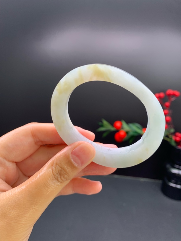 天然A货翡翠（洒金贵妃）翡翠手镯