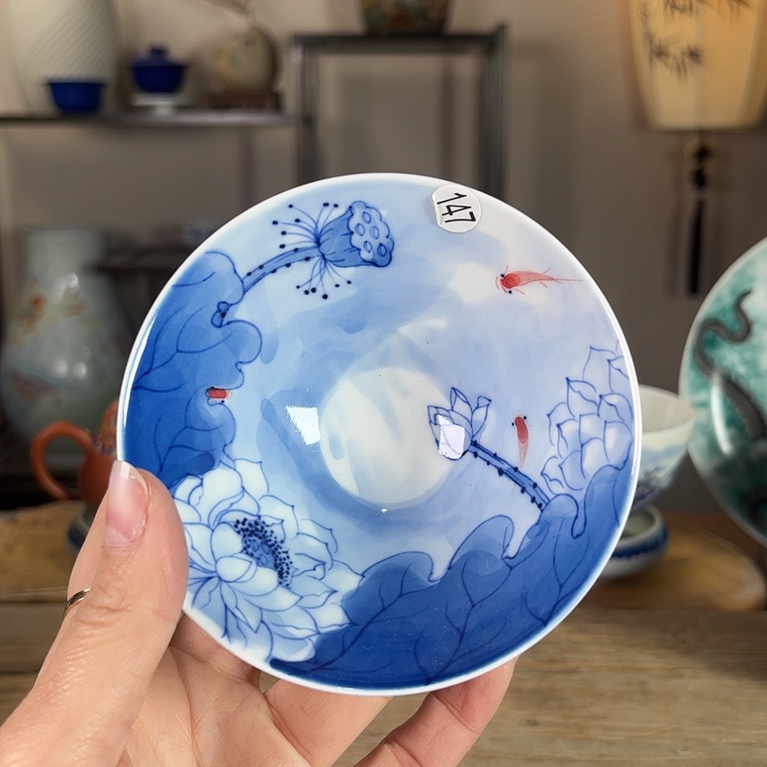 杯景德镇陶瓷柴烧多人