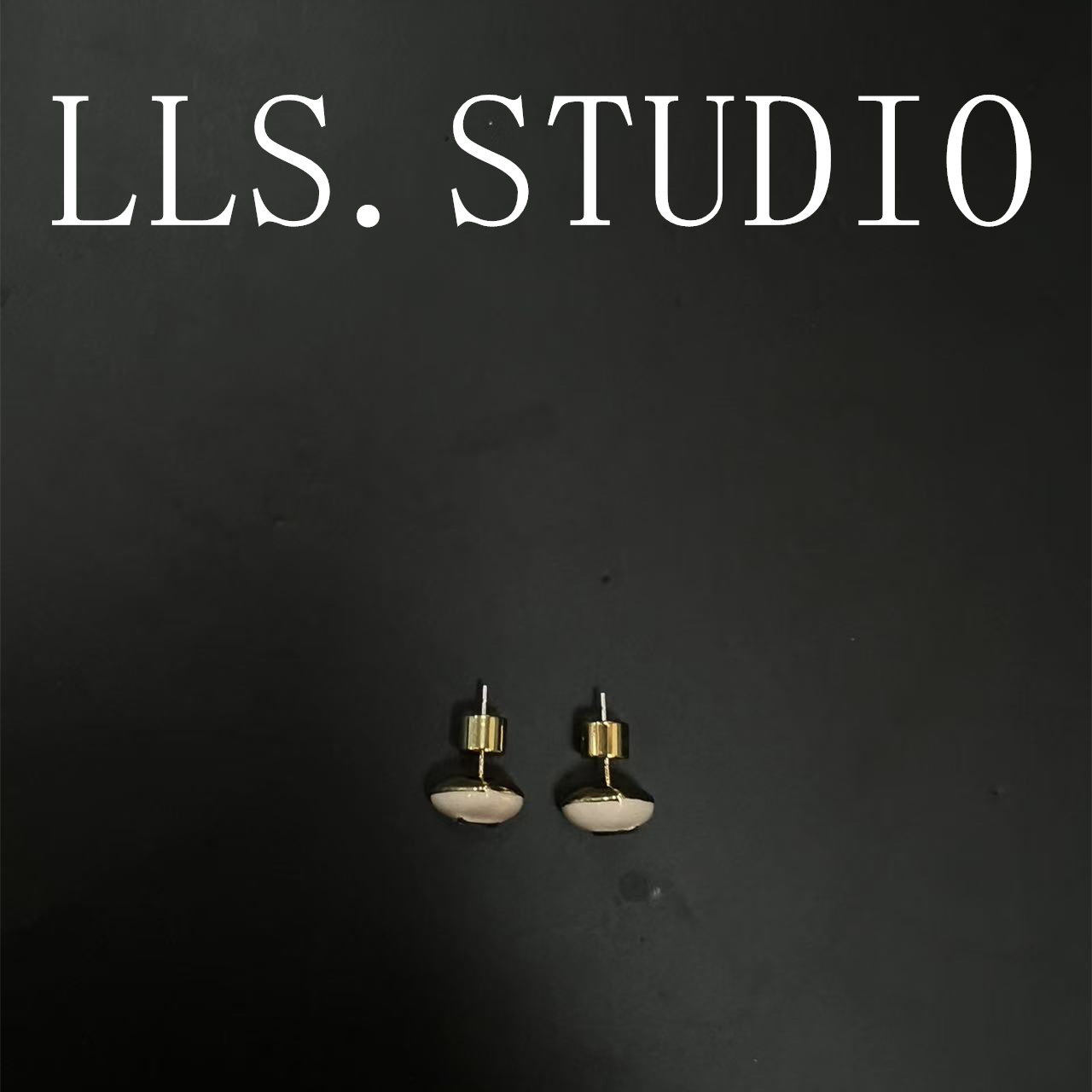 铜合金珐琅耳饰 爱心C  7075