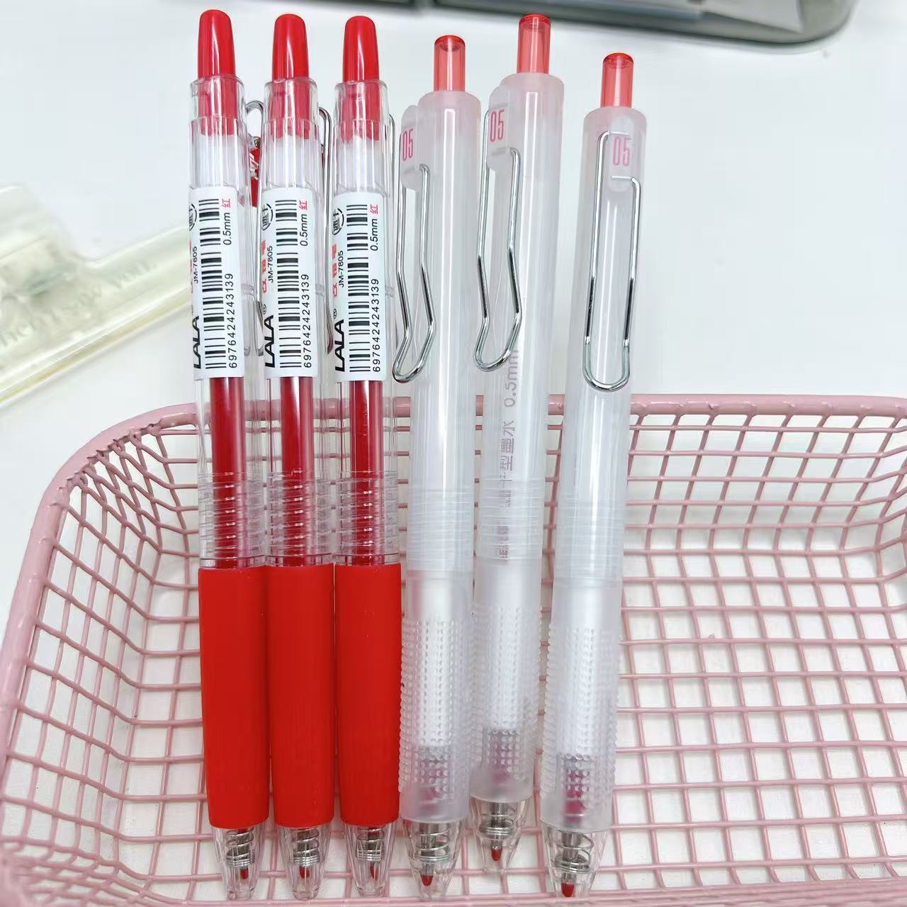 【红墨/6支】A01LALA改错笔+至锦全能王..掉封蜡不售后
