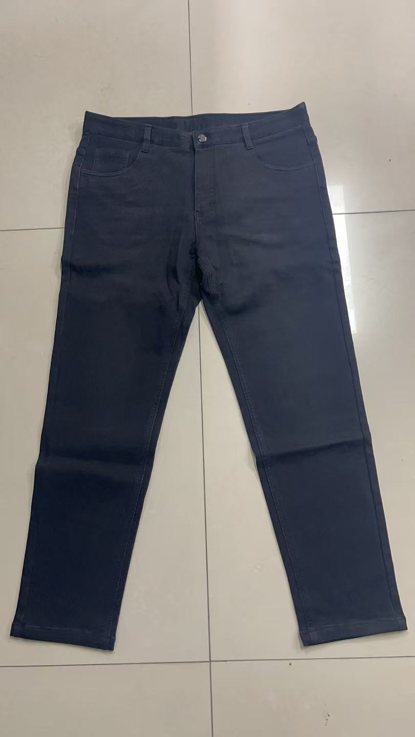 长裤休闲裤男黑色弹力牛仔裤14