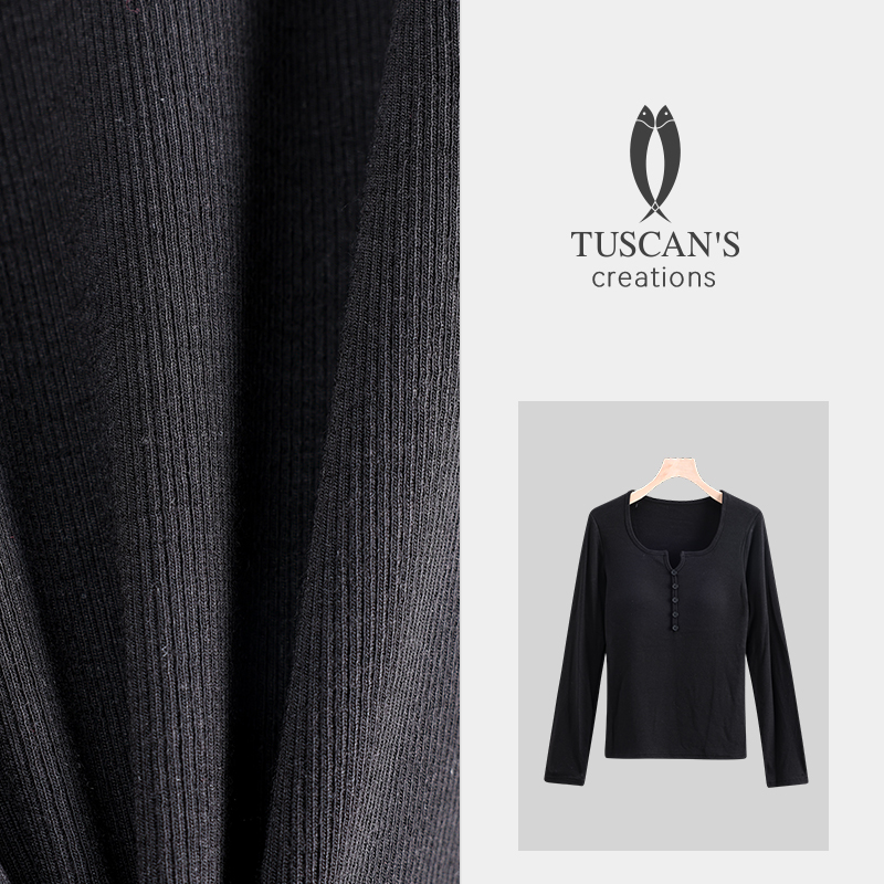 TUSCAN'S CREATIONS韩系辣妹显瘦背心女士百搭长袖套头打底衫时代