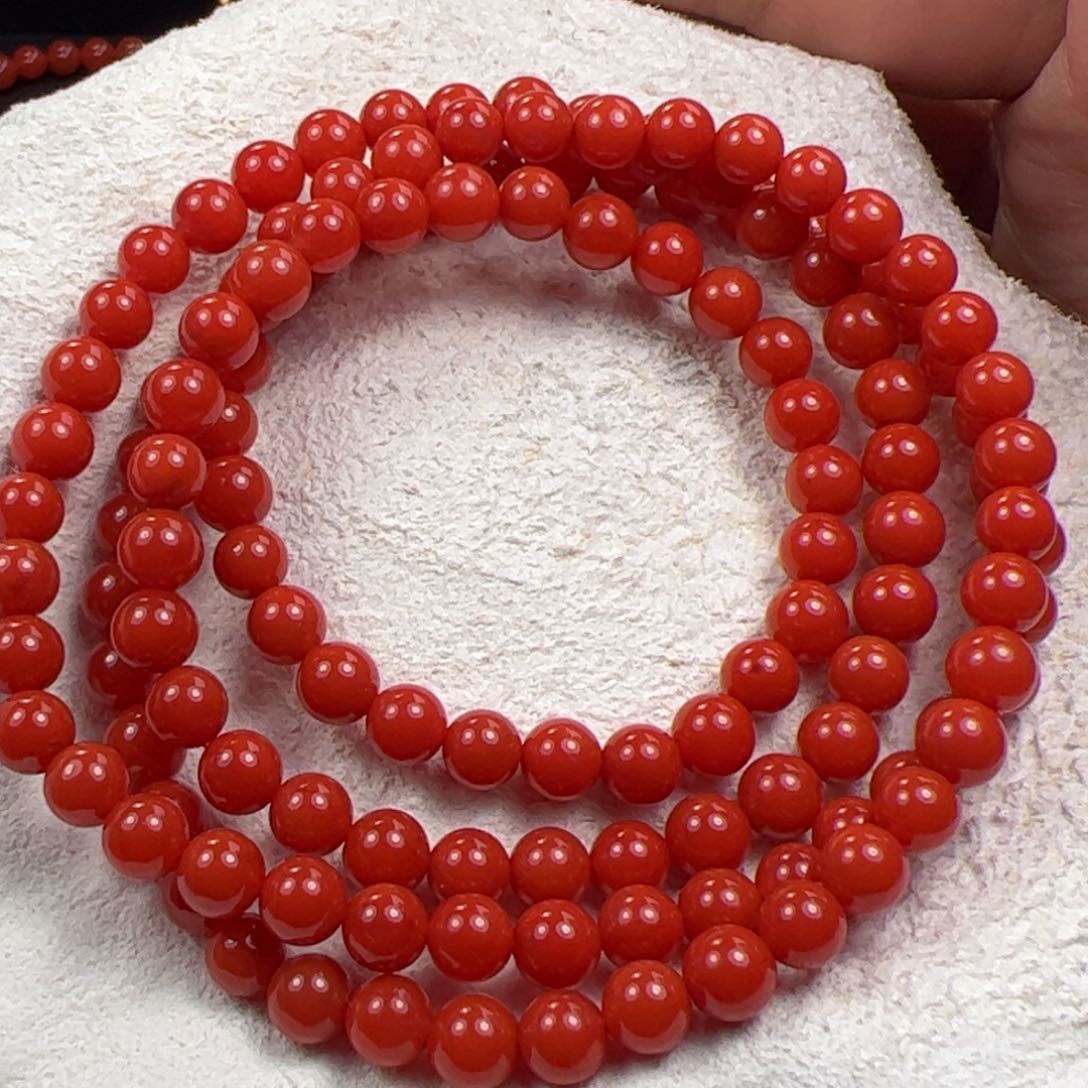 南红玛瑙珠子未镶嵌