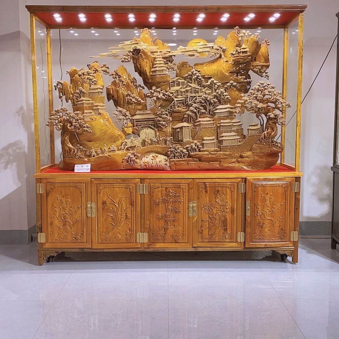 金丝楠我**扬金丝楠小叶桢楠摆件