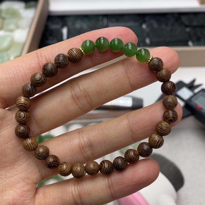 和田玉手串未镶嵌