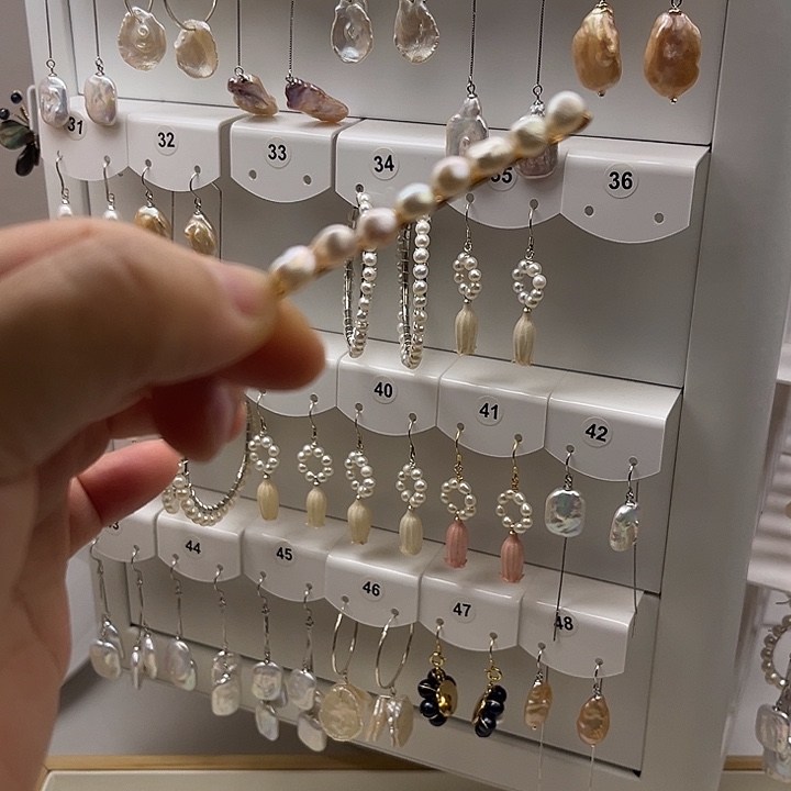 未镶嵌发夹淡水珍珠