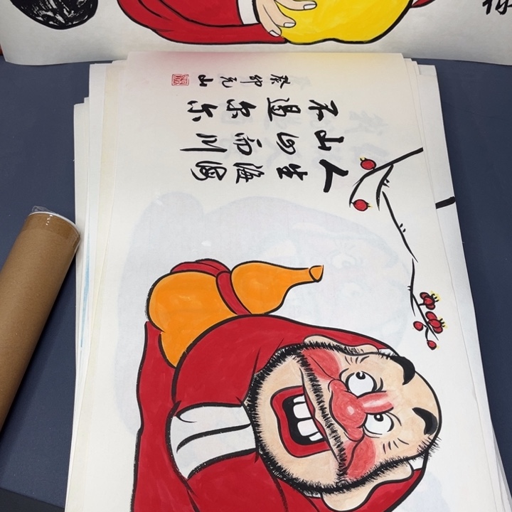 国画禅意画纯手绘作品