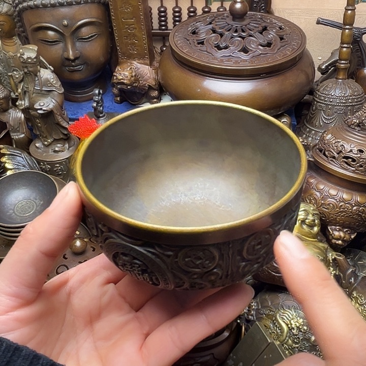 铜器摆件老王直播间