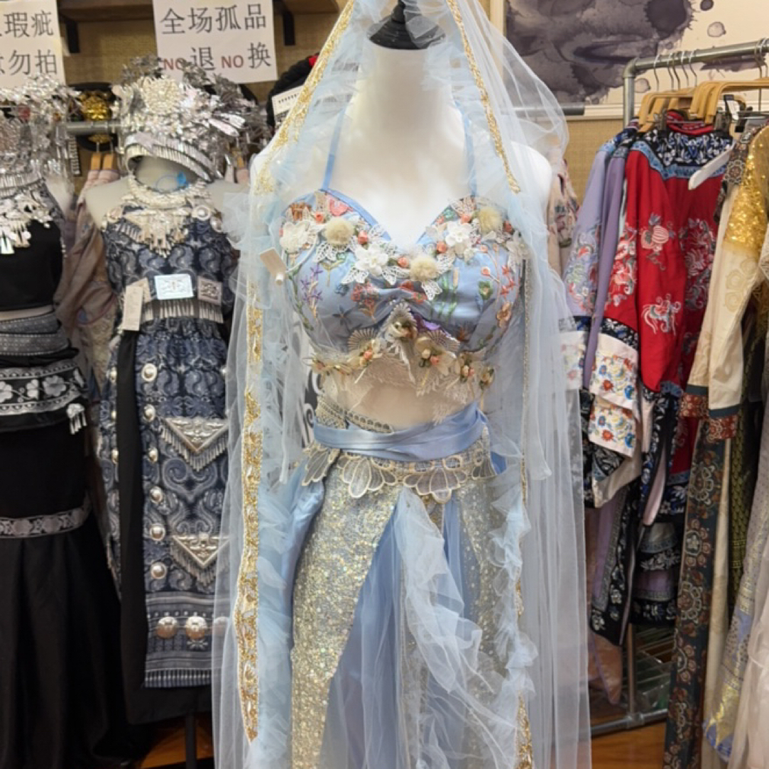 西域公主楼兰异域风情敦煌摄影舞蹈服汉元素飞天旅拍服装