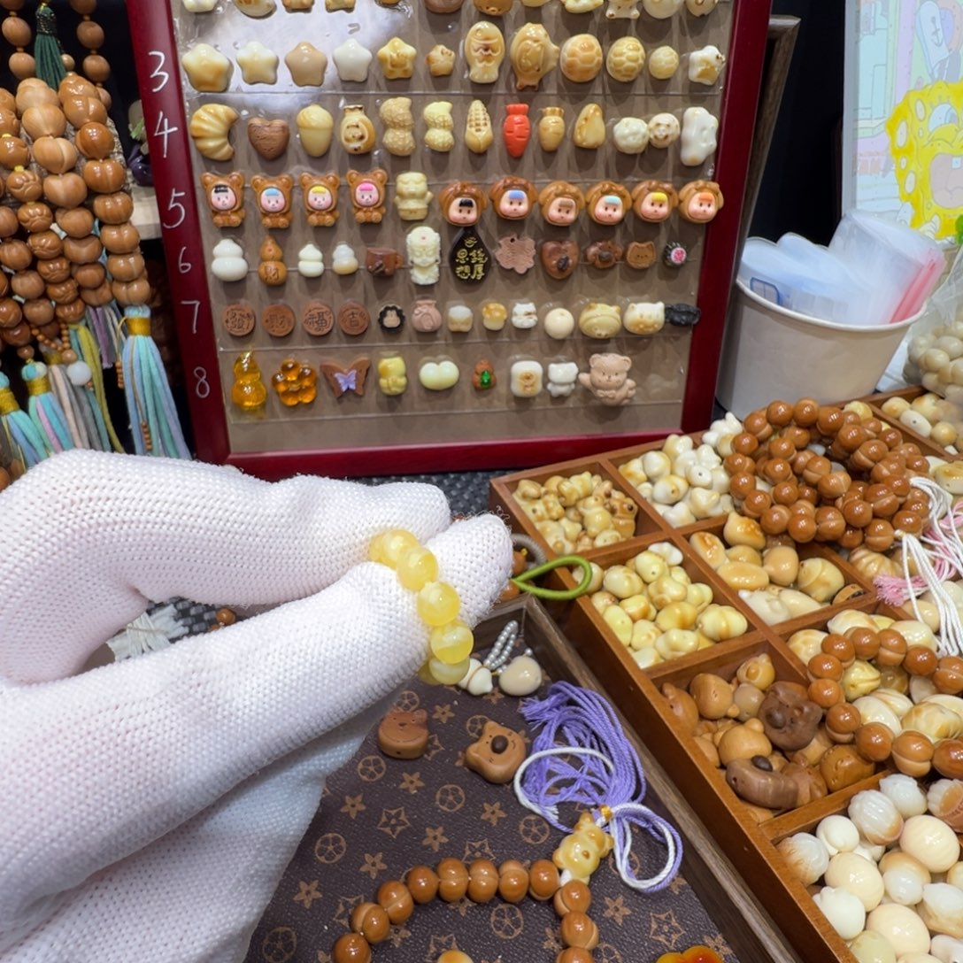 两***饭手串猴头核桃卡环