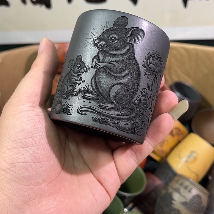 茶杯紫砂全手工紫砂主人杯