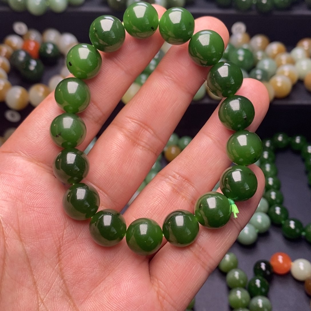 和田玉手串未镶嵌