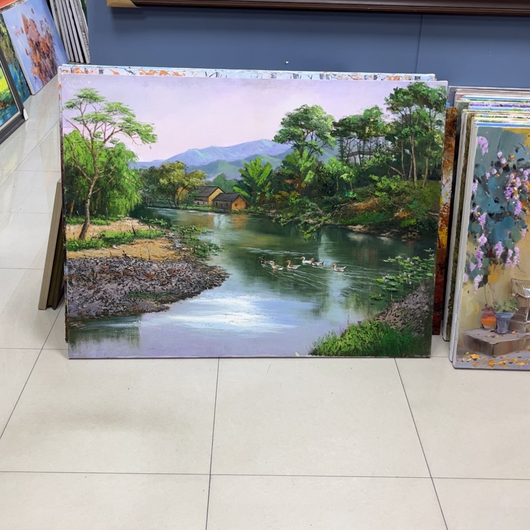 8****手工手绘精品油画90+120厘米