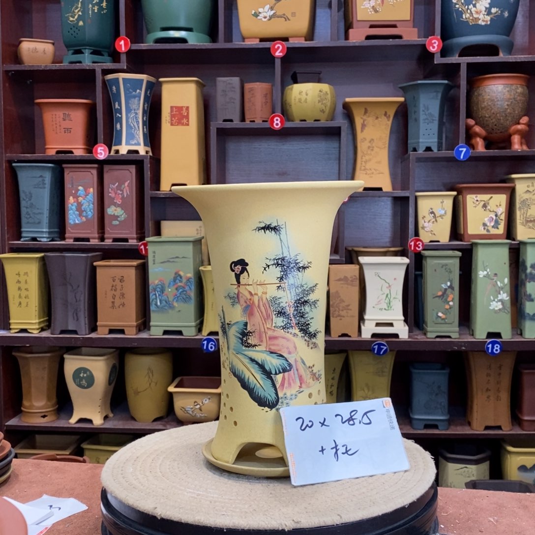 紫砂花盆紫砂花盆