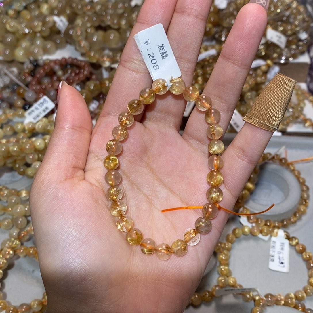 水晶手链未镶嵌谜手链