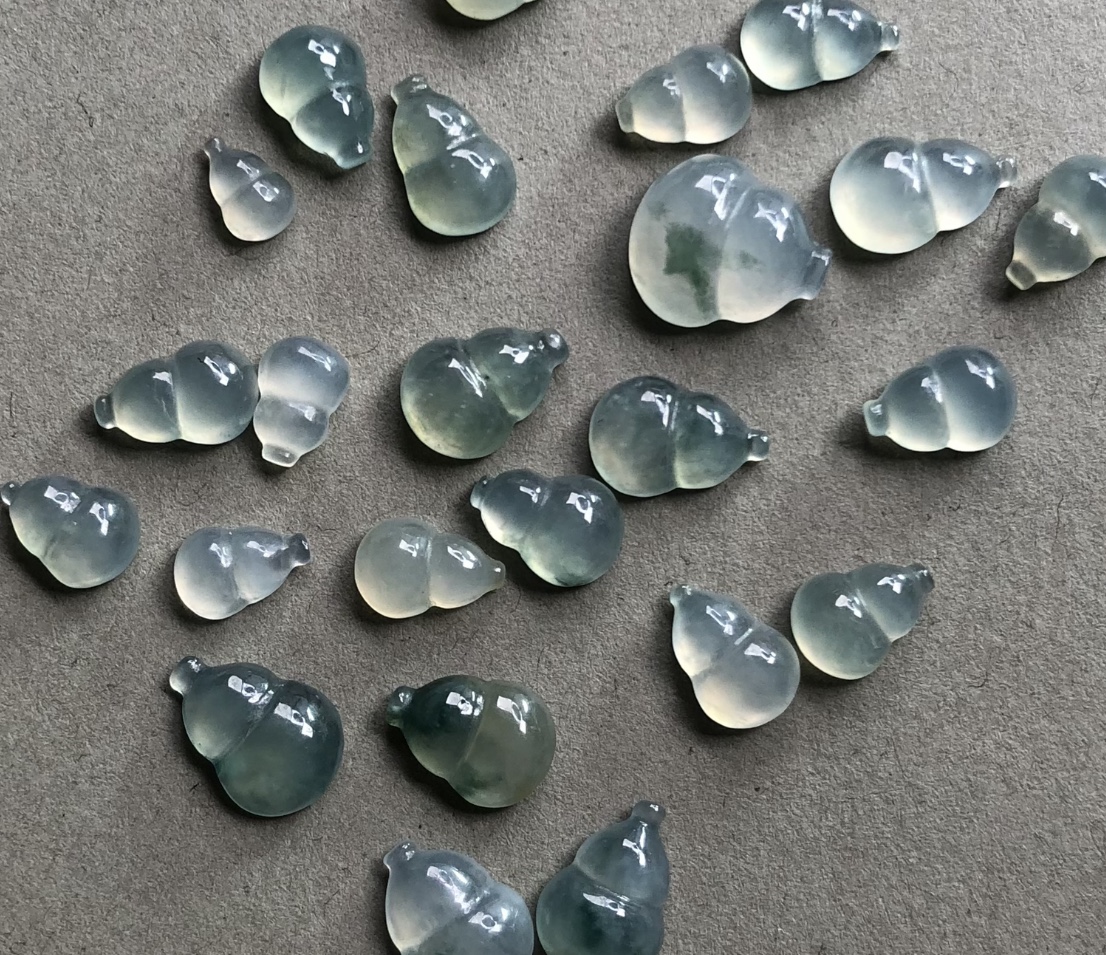 翡翠冰透小葫芦A货