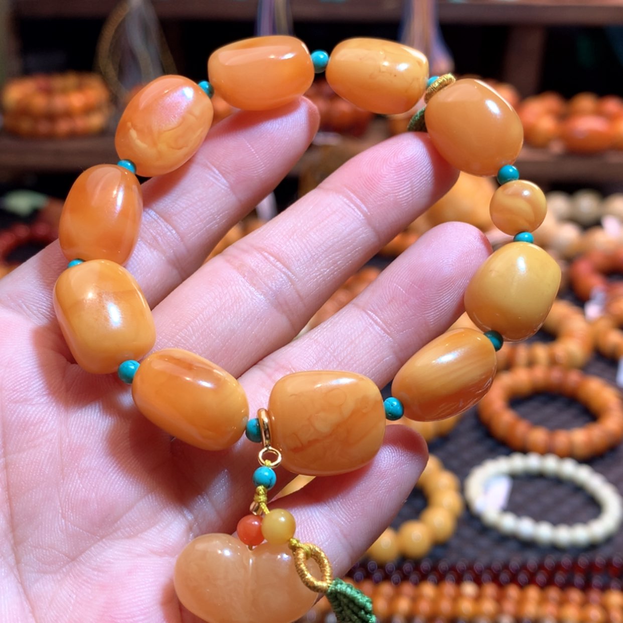 【闪购商品】手链琥珀未镶嵌蜜蜡