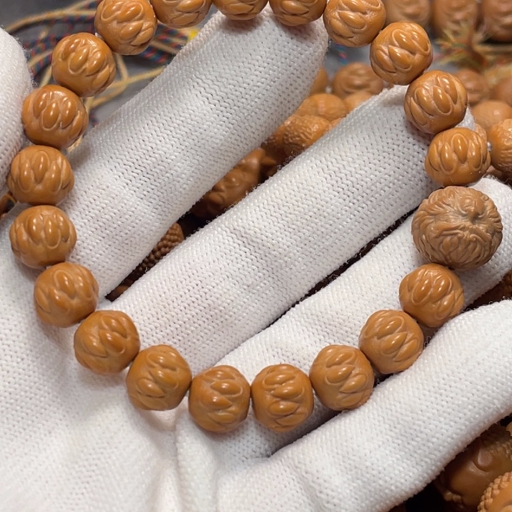 猴头核桃手串平**福吞噬