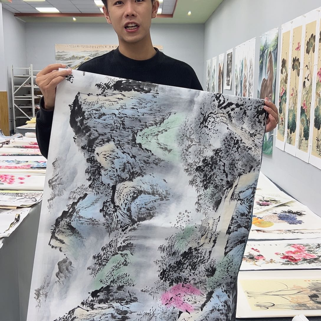 国画国画作品纯手绘作品