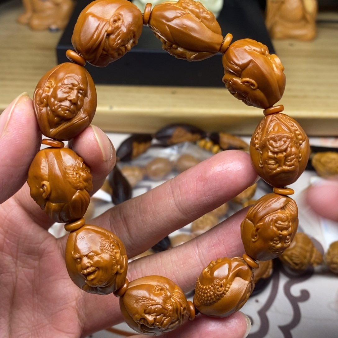 橄榄核手串/手链橄榄核雕工艺手串
