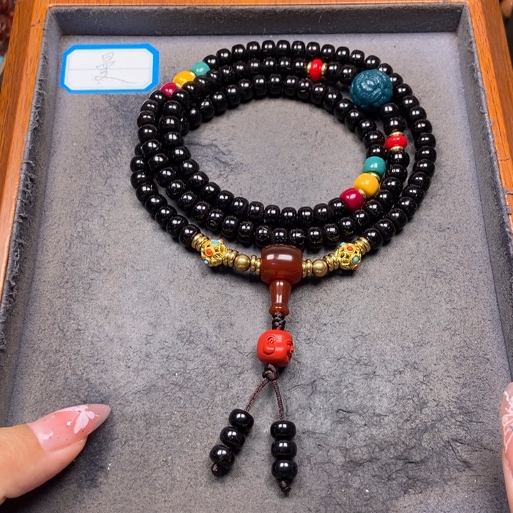 椰蒂吊坠菩提项链