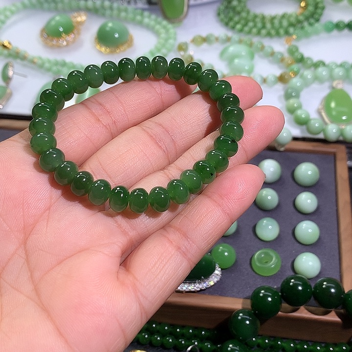 未镶嵌手串和田玉（碧玉）