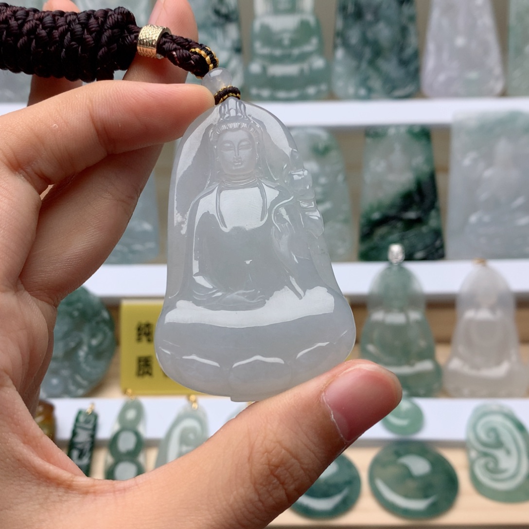 ꧁***꧂翡翠未镶嵌吊坠(不含链)素衣