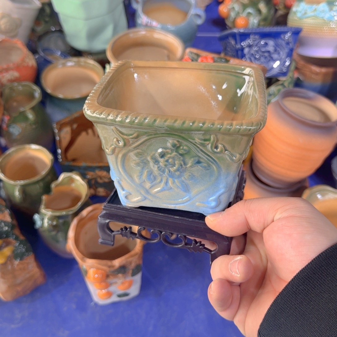 紫砂花盆醋盆醋盆