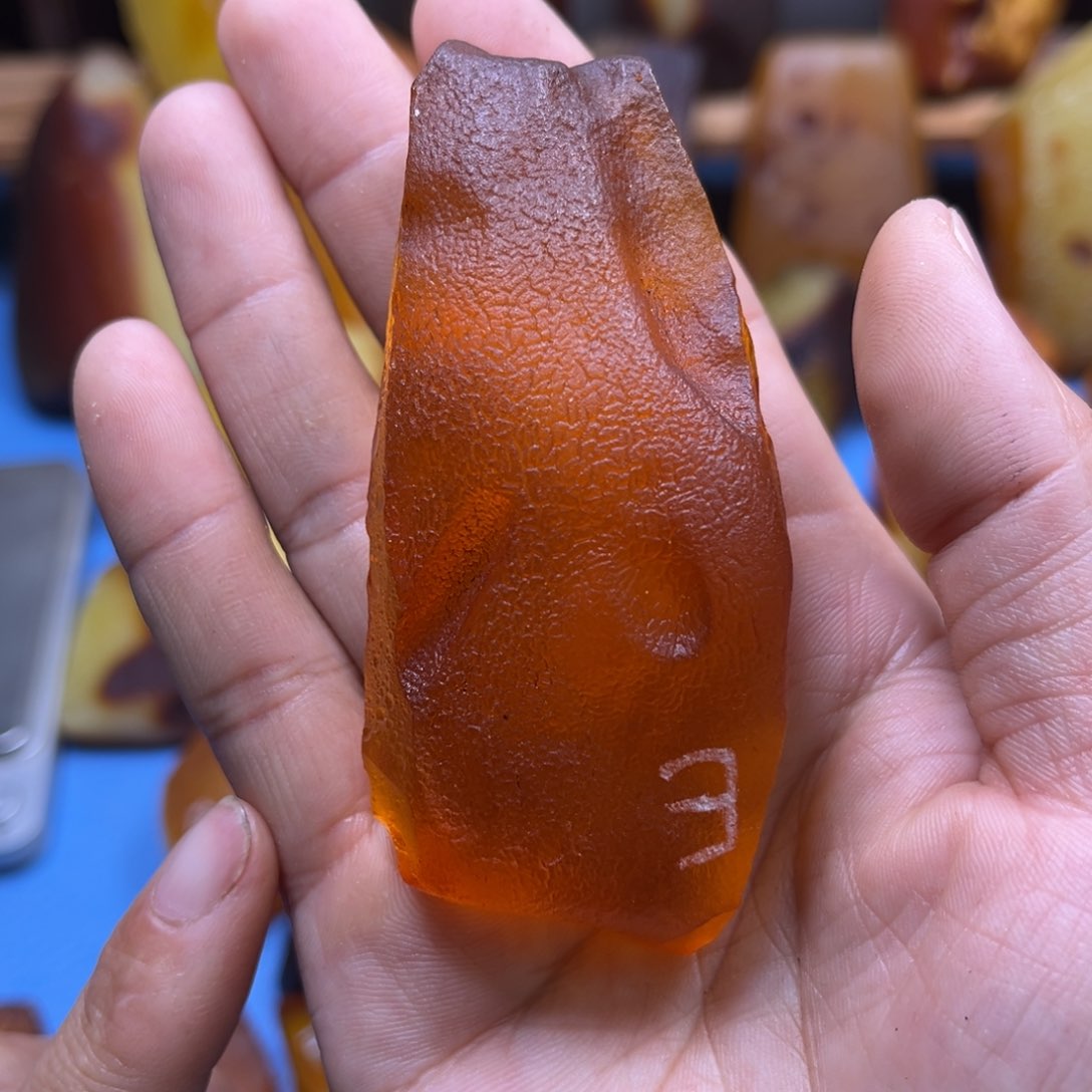 定制琥珀未镶嵌琥珀蜜蜡原石定制