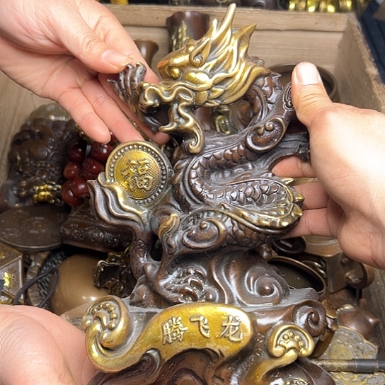 铜制工艺把玩摆件