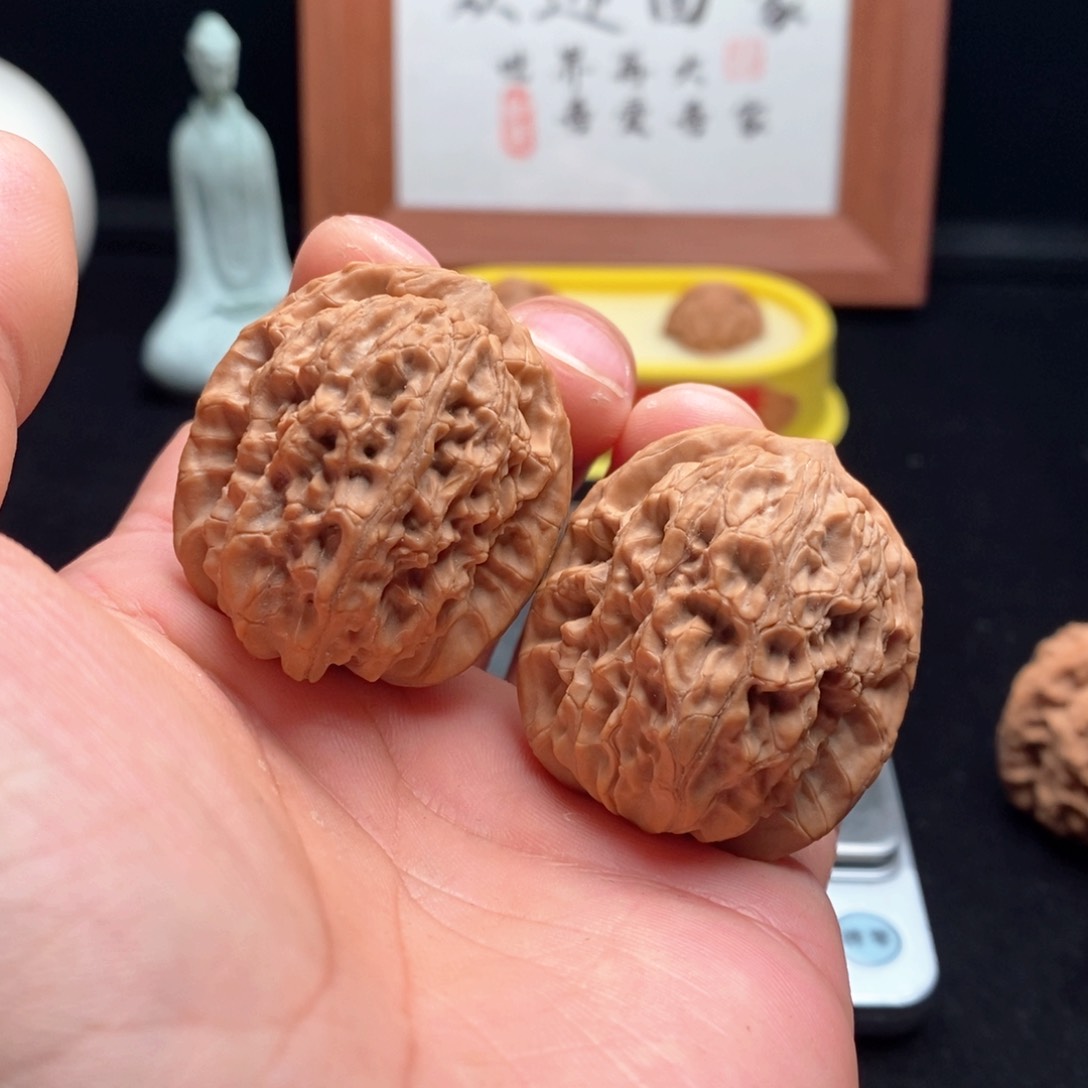 文玩核桃吊坠马老四36体验对