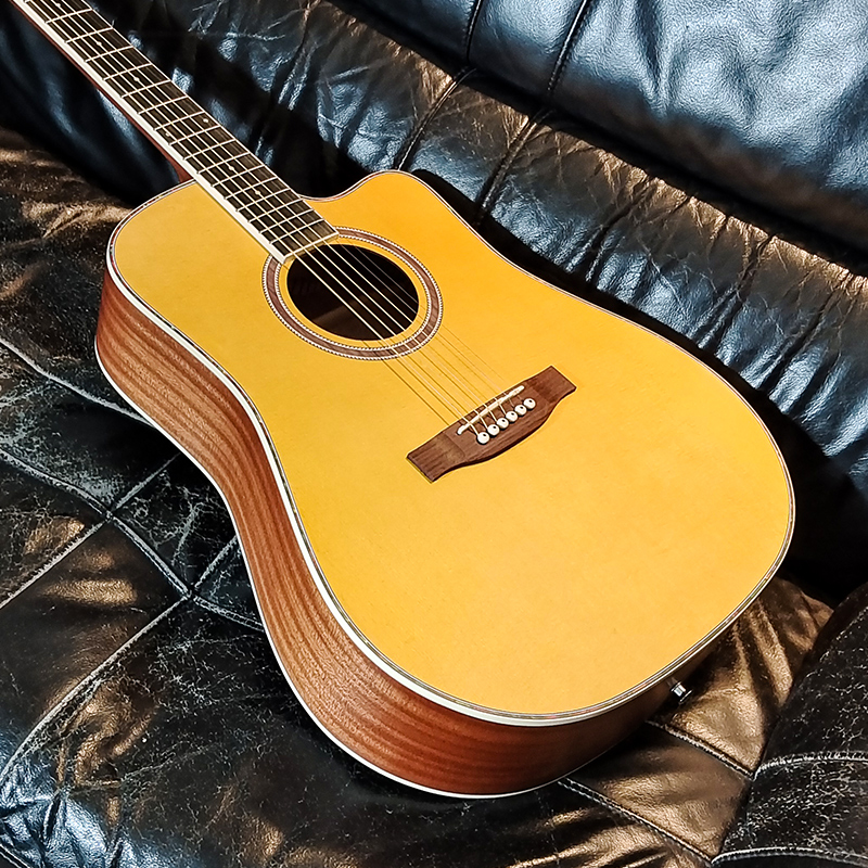 41寸磨砂缺角吉他初学者入门男女学生专用民谣